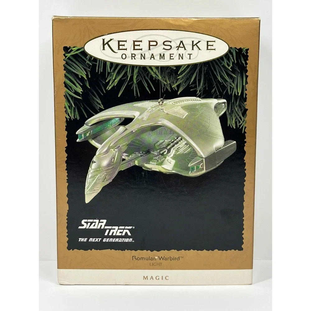 Hallmark Keepsake Ornament Vintage 1995‎ Star Trek Romulan Warbird